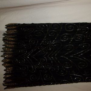 Black  lined skirt
